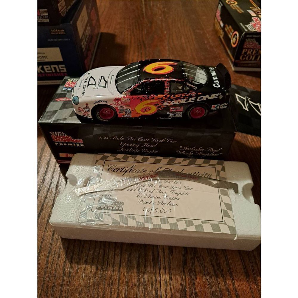 Vintage 99 Racing Champions Mark Martin Eagle One Die Cast Nascar Race Car 1:24